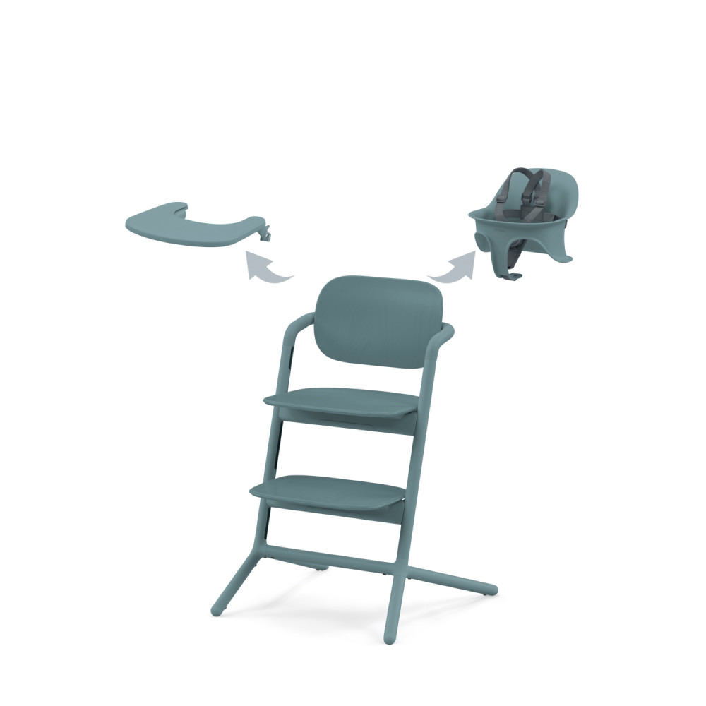 Cybex LEMO 2 High Chair 3-in-1 Set - Stone Blue