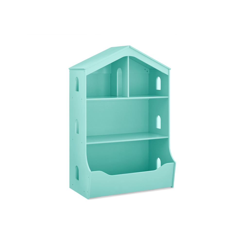Delta Children Playhouse Bookcase With Toy Storage - Mint