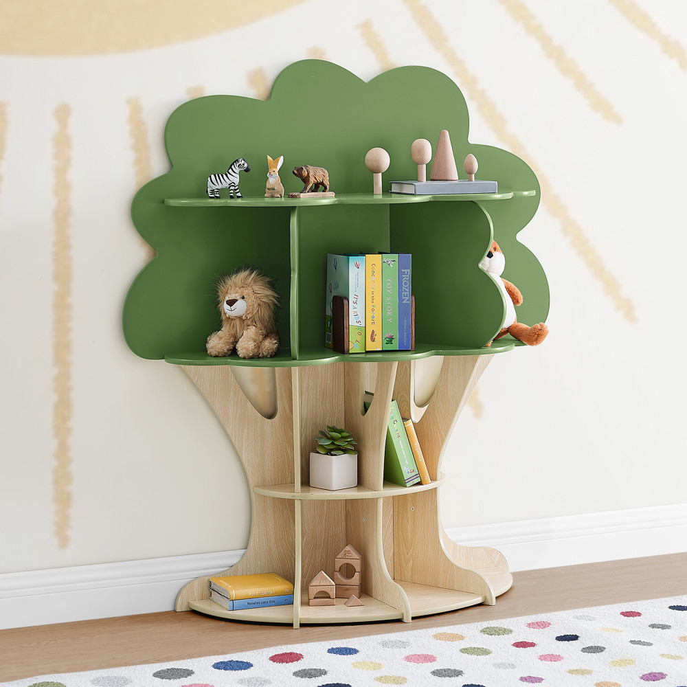 Delta Children Tree Bookcase - Fern Green