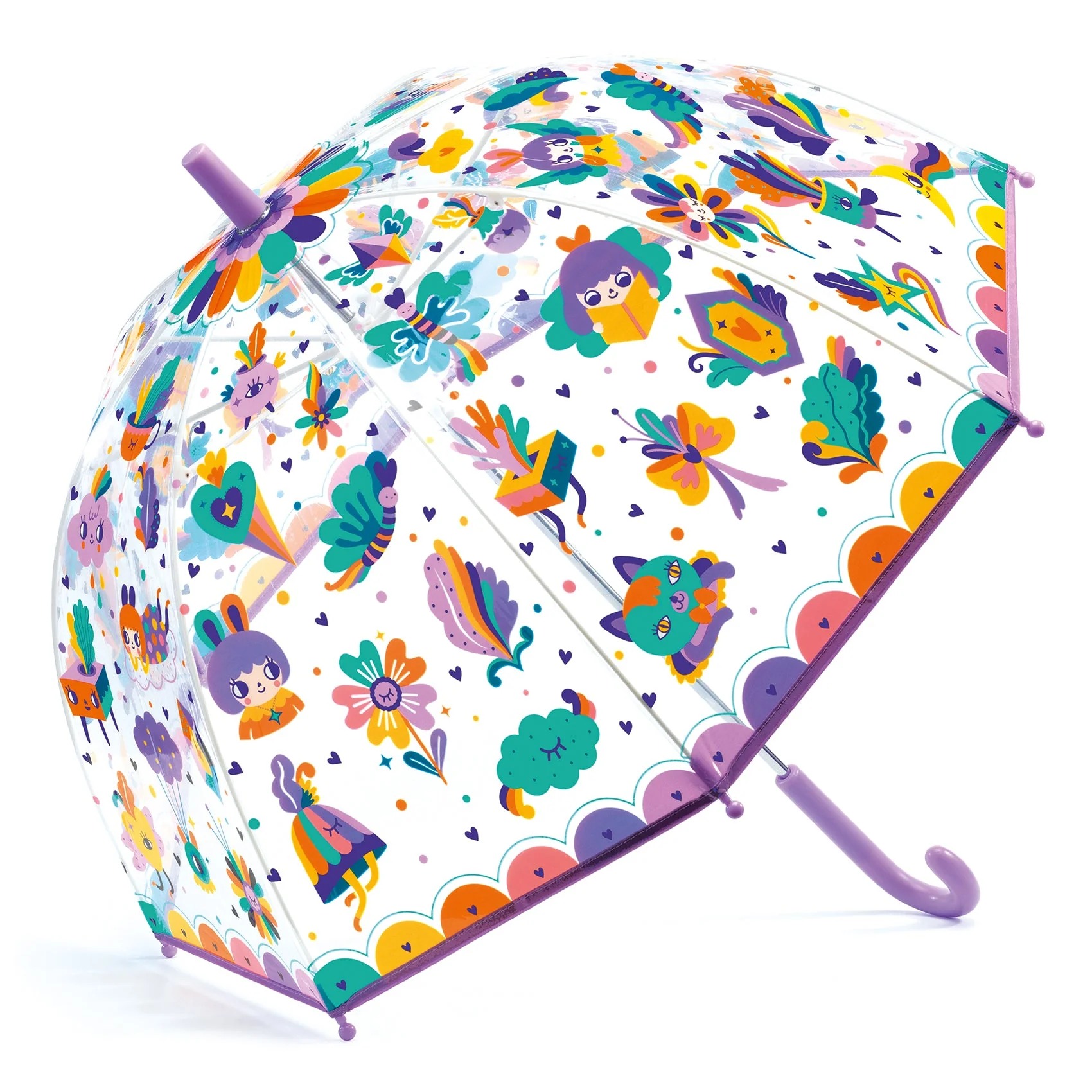 Djeco Pop Rainbow Transparent Umbrella