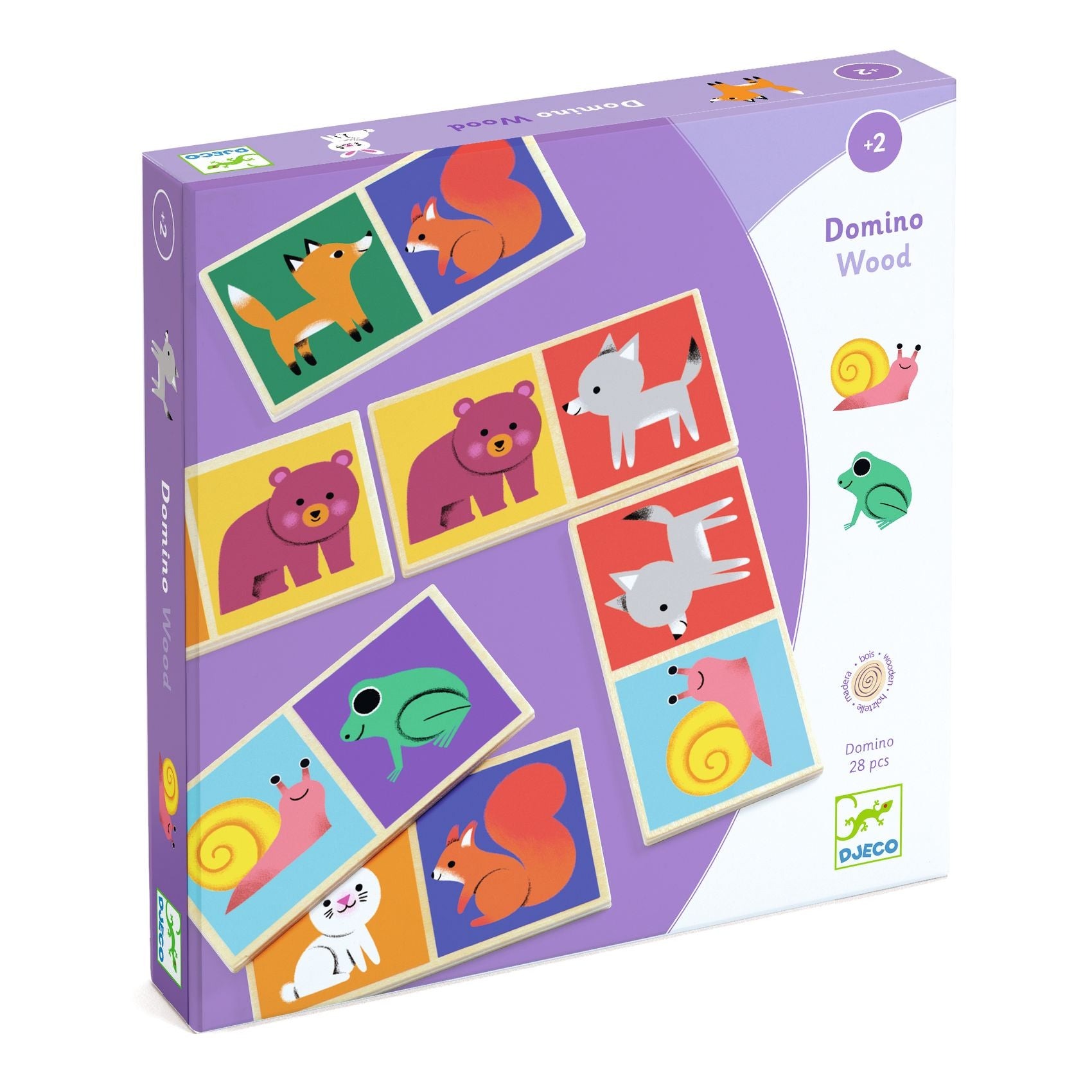 Djeco Early Learning Domino Wood