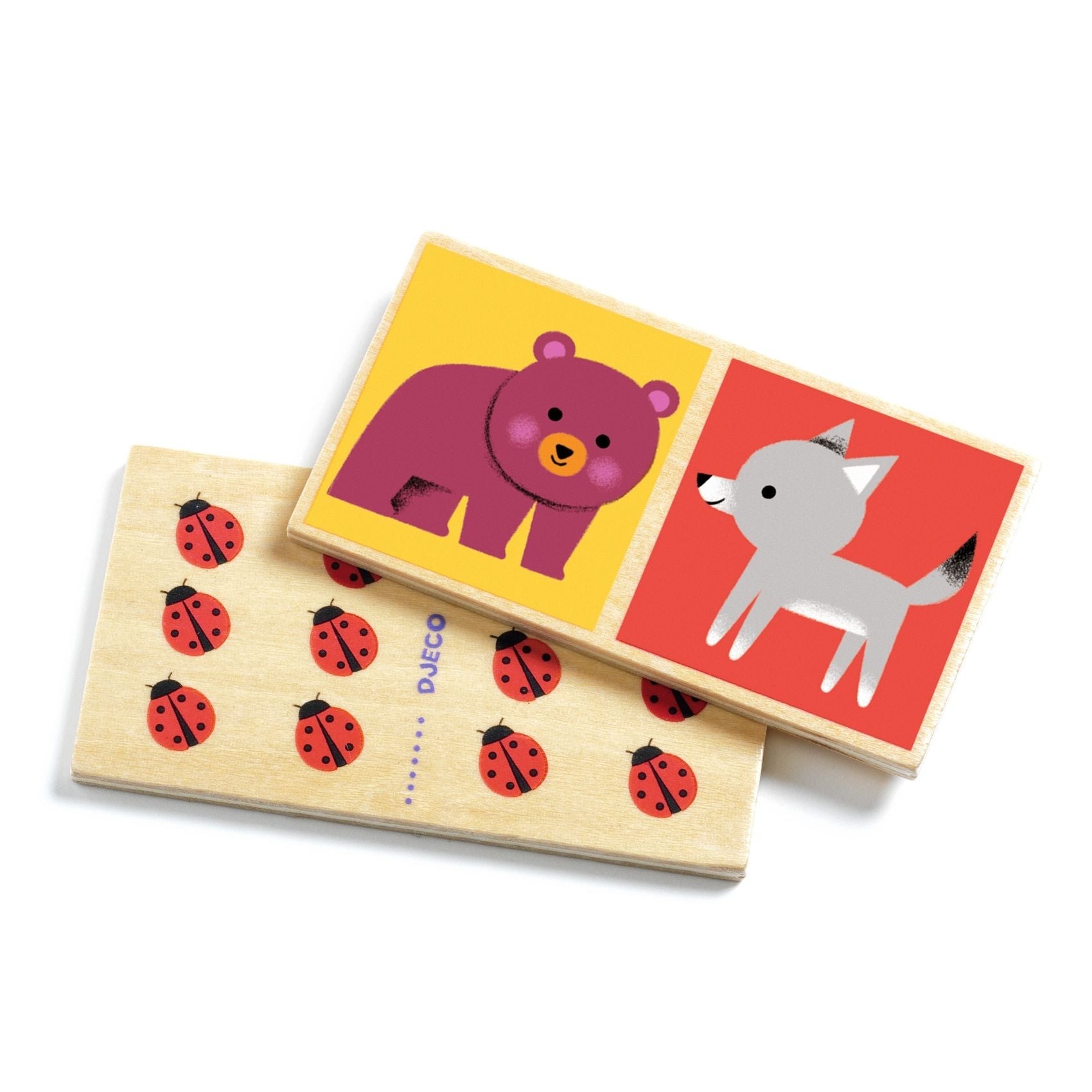 Djeco Early Learning Domino Wood