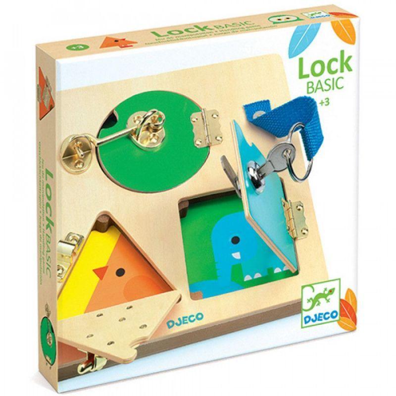 Djeco Basic Lock Basic Motor Skills Set
