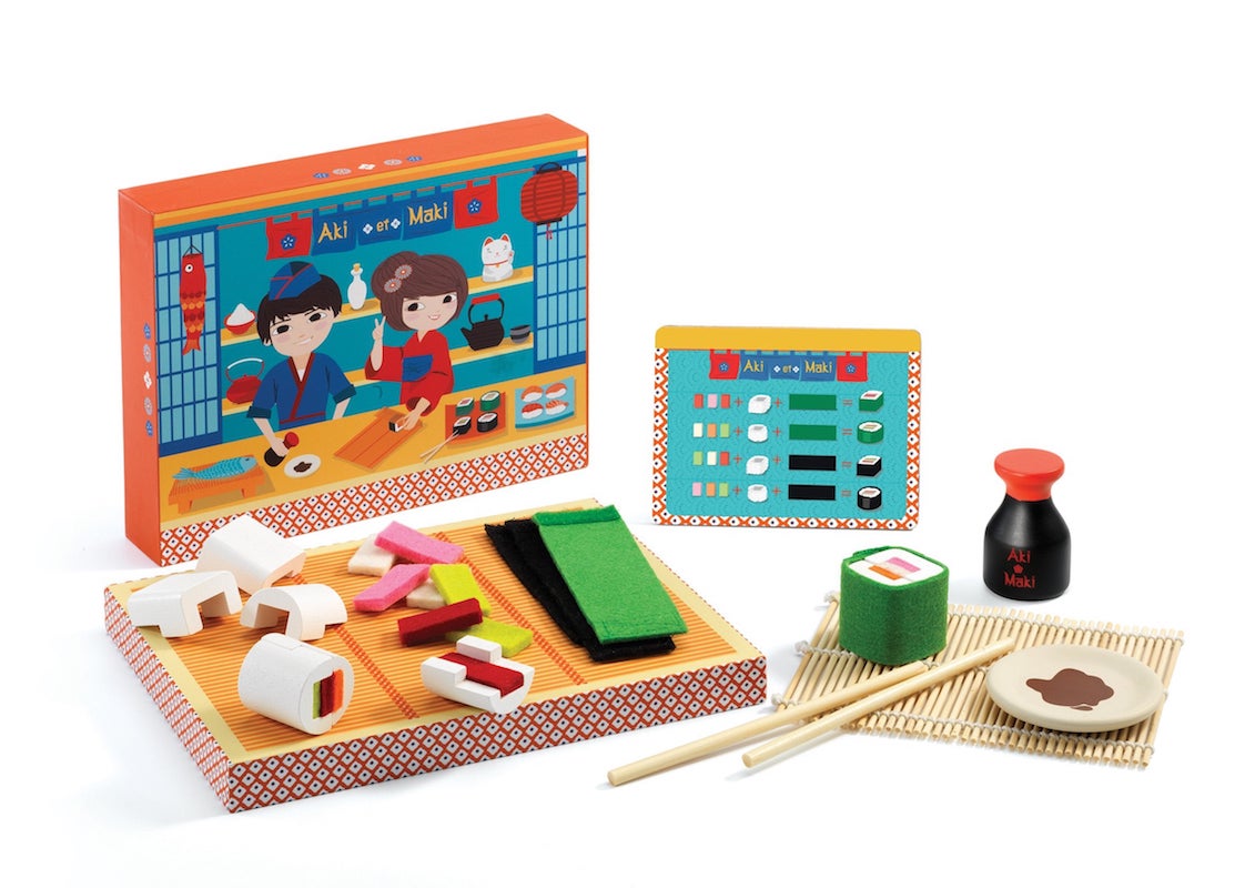 Djeco Aki & Maki Sushi Box Play Set