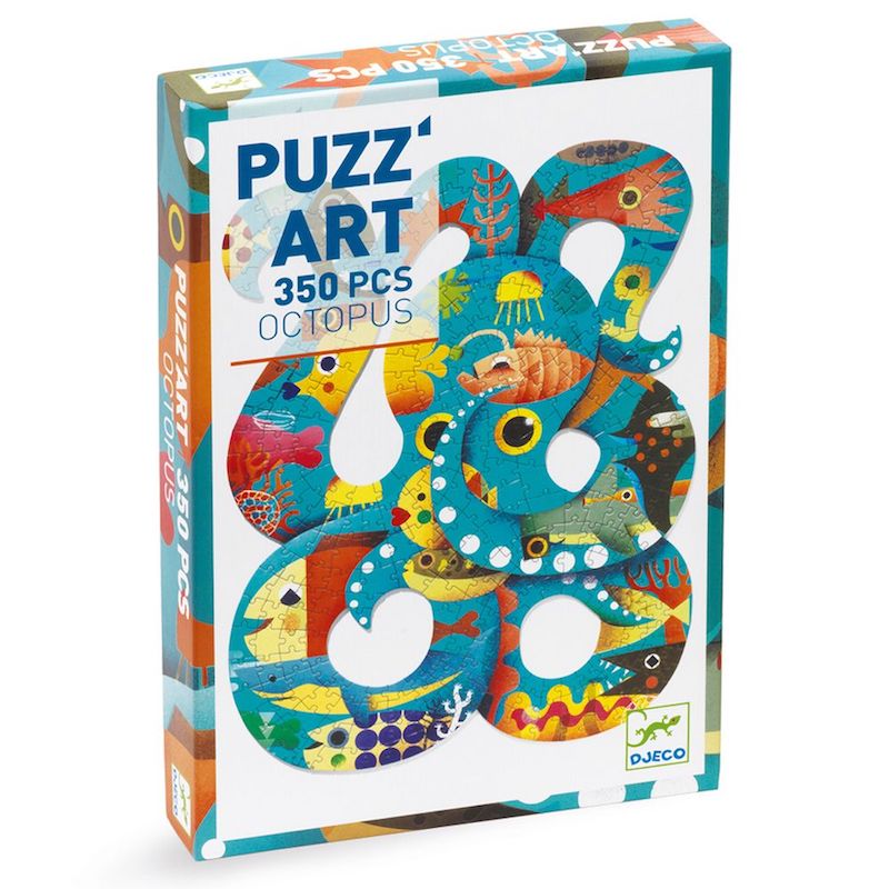 Djeco Octopus Puzz'Art Shaped Jigsaw Puzzle