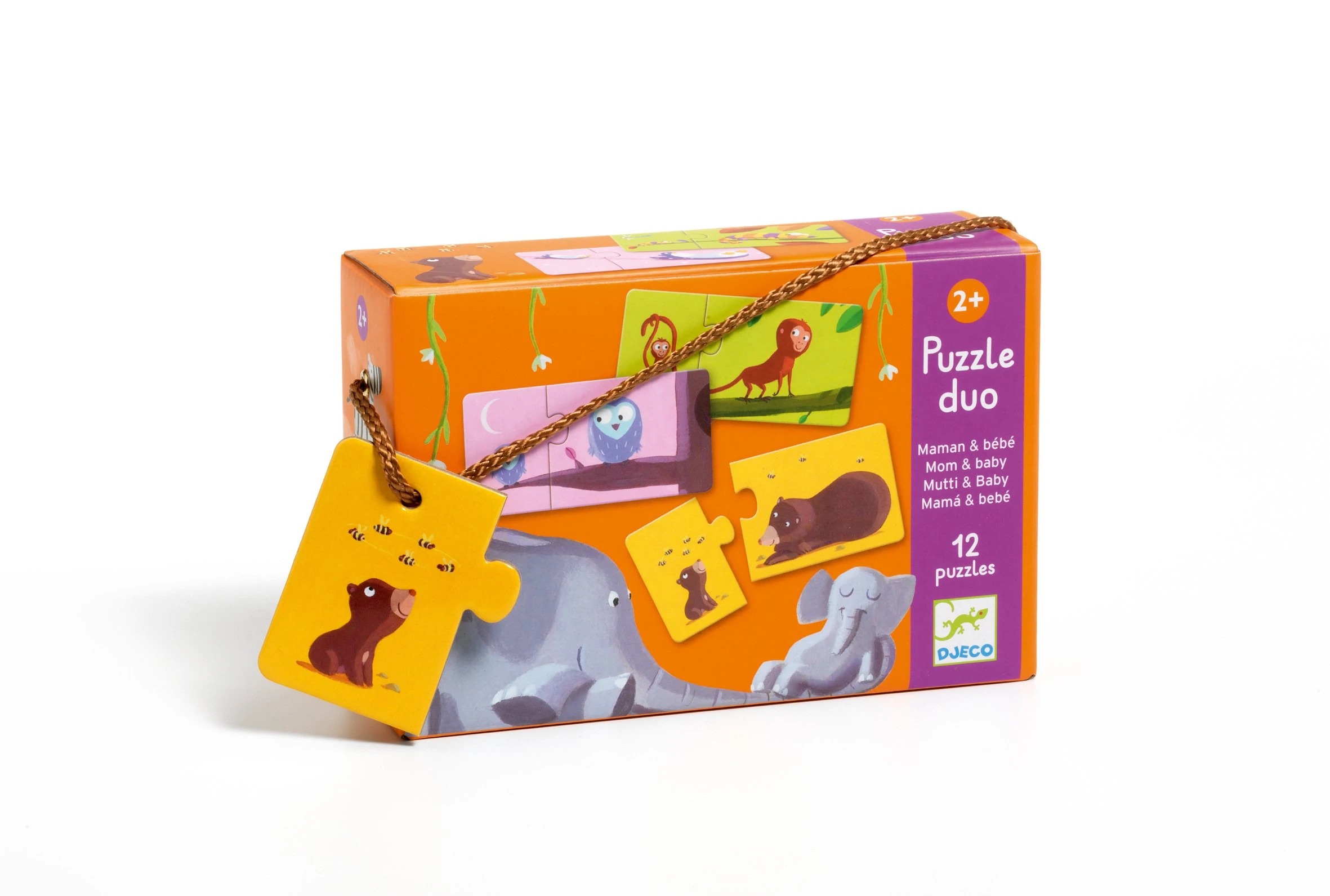 Djeco Mom & Baby Puzzle Duo Matching Activity