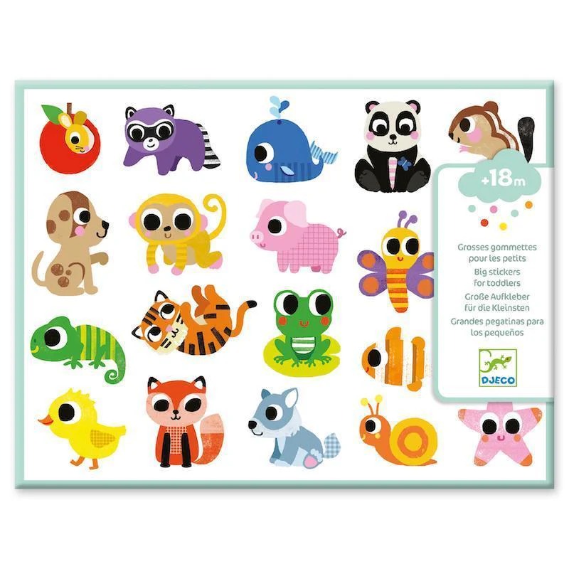 Djeco PG Stickers Baby Animals