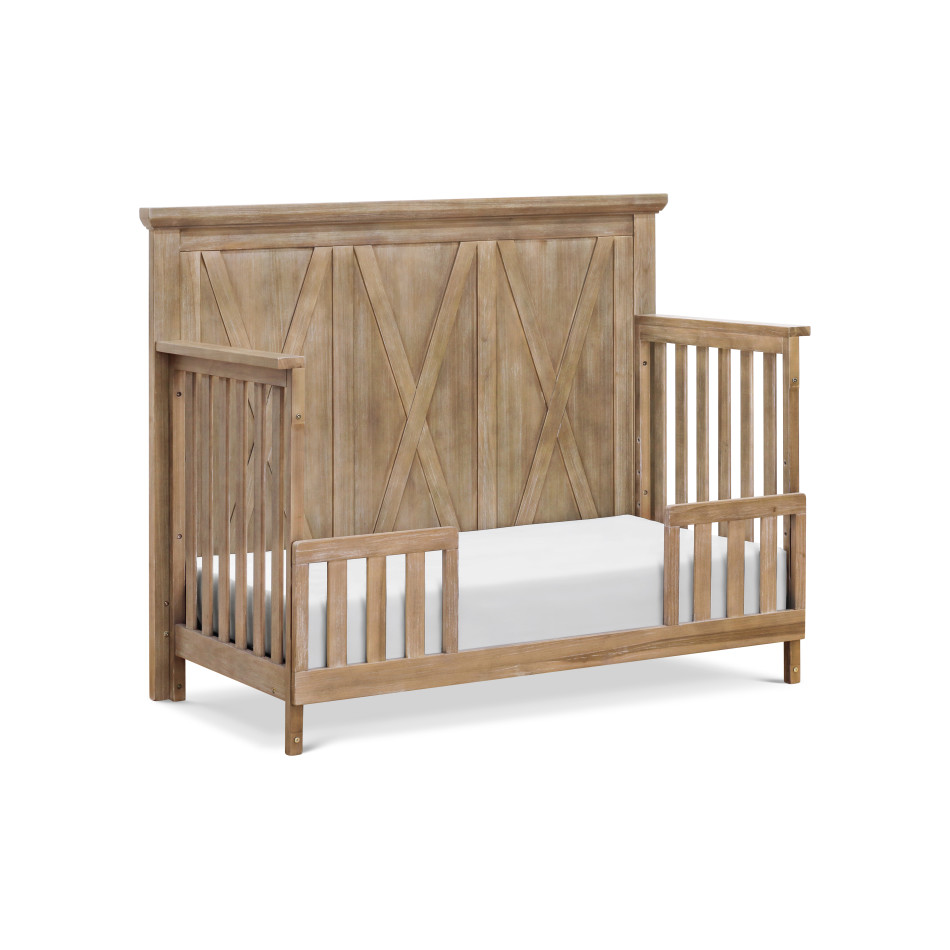 Franklin and Ben Emory Farmhouse Toddler Rail - Driftwood