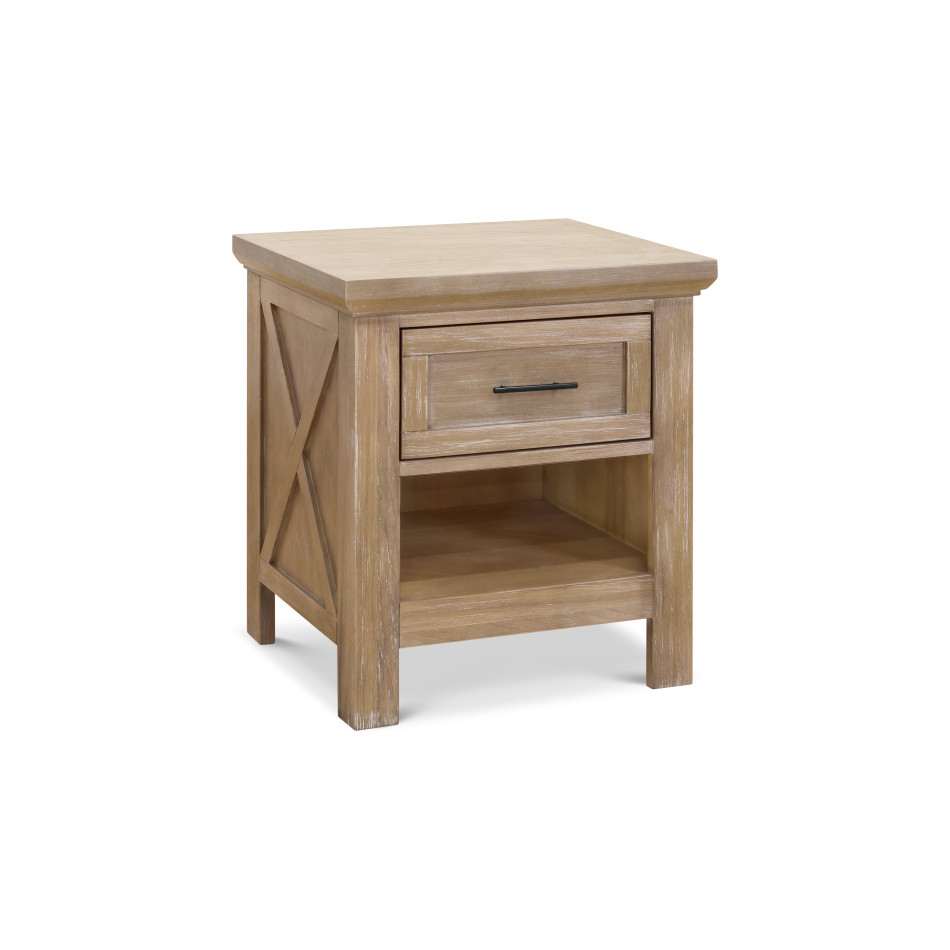 Franklin and Ben Emory Farmhouse Nightstand - Driftwood