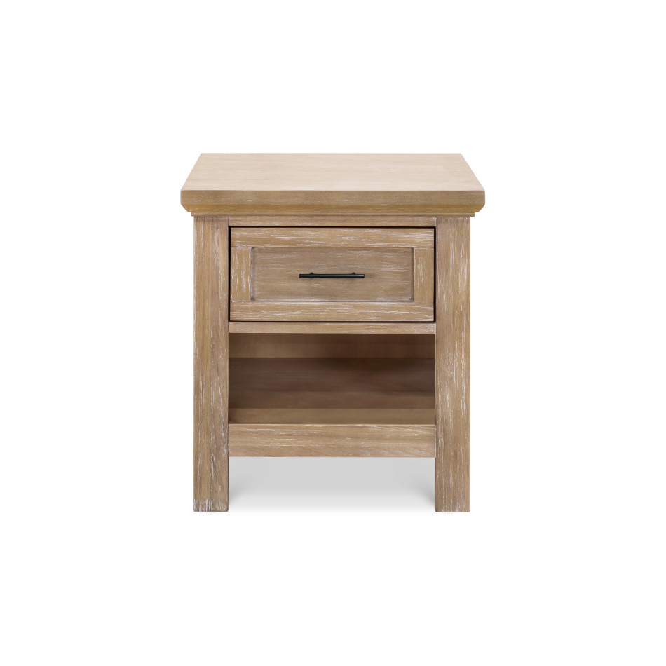 Franklin and Ben Emory Farmhouse Nightstand - Driftwood