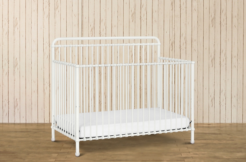 Franklin & Ben Winston Metal Convertible Crib - Washed White