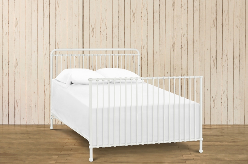 Franklin & Ben Winston Metal Convertible Crib - Washed White