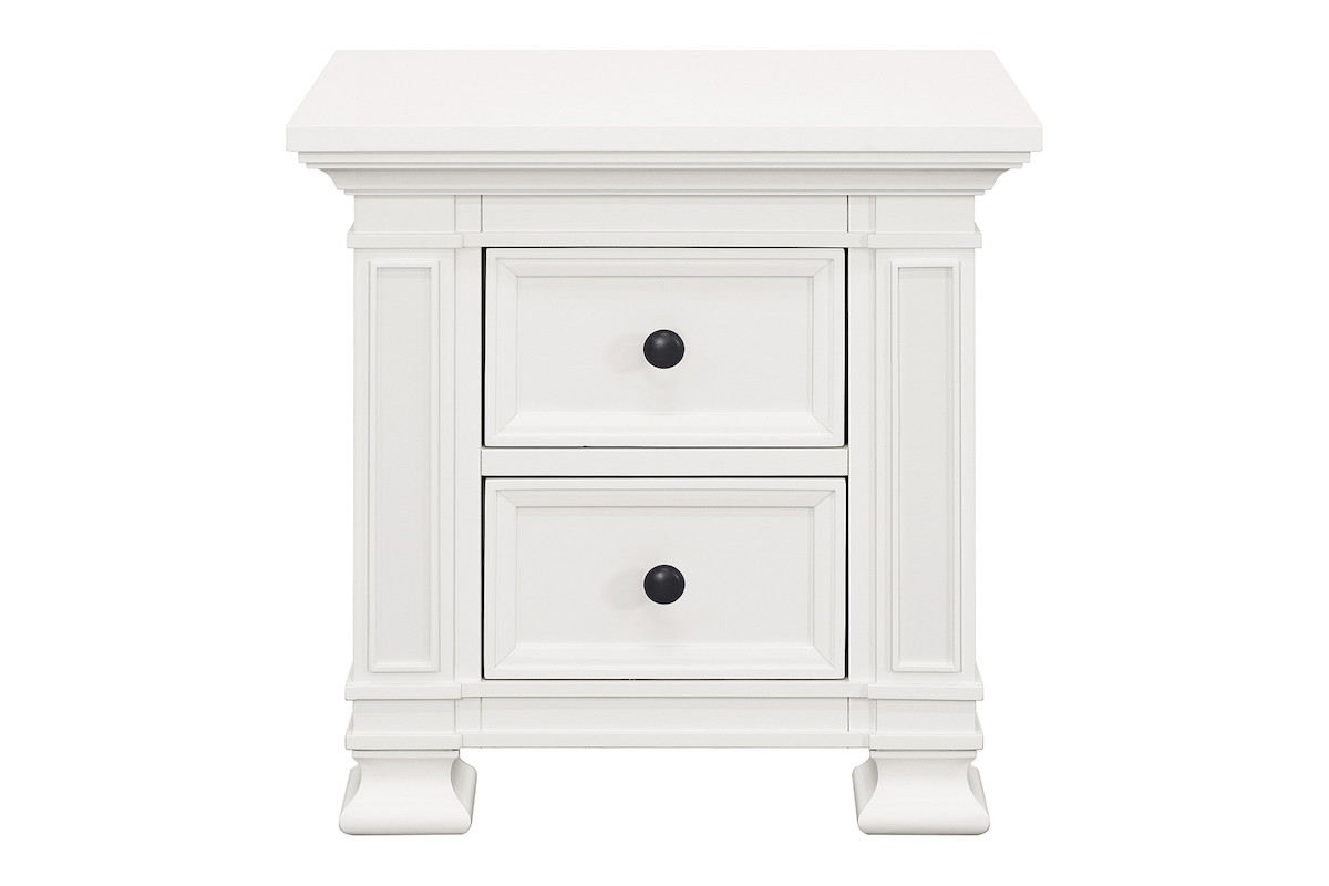 Franklin and Ben Classic Nightstand - Warm White