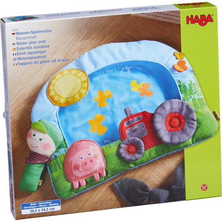 Haba On the Farm Water Play Mat Tummy Time Activity