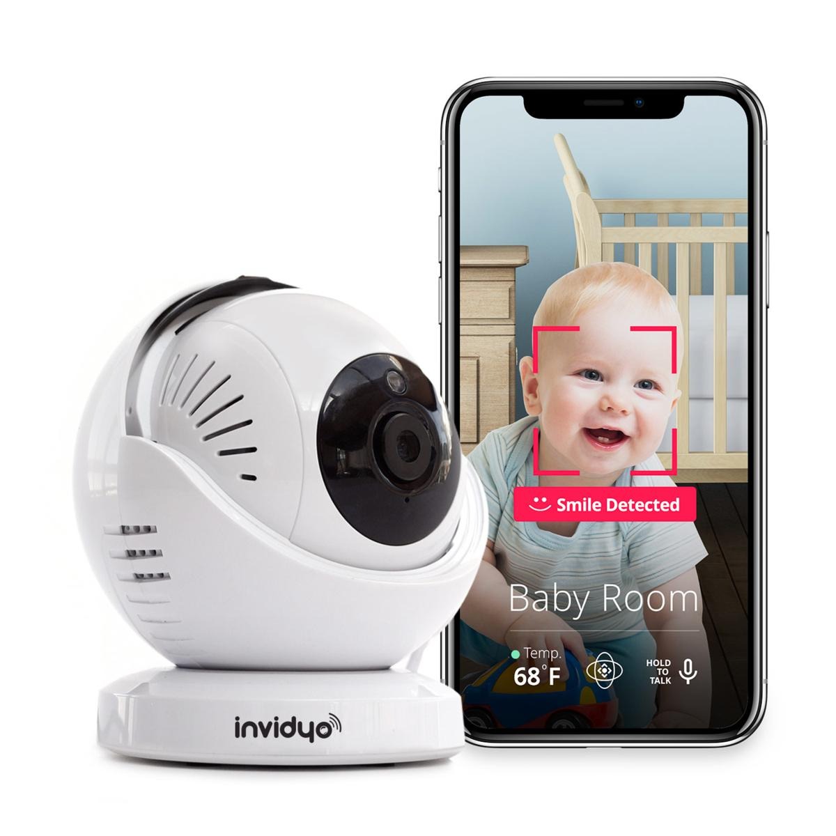 invidyo WiFi Baby Monitor with Camera & Audio Bundle
