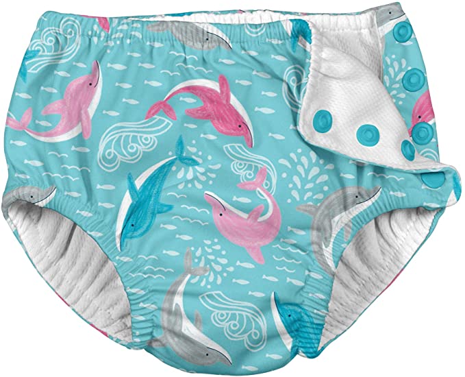 iPlay Aqua Dolphins Swim Diaper - 12 Months