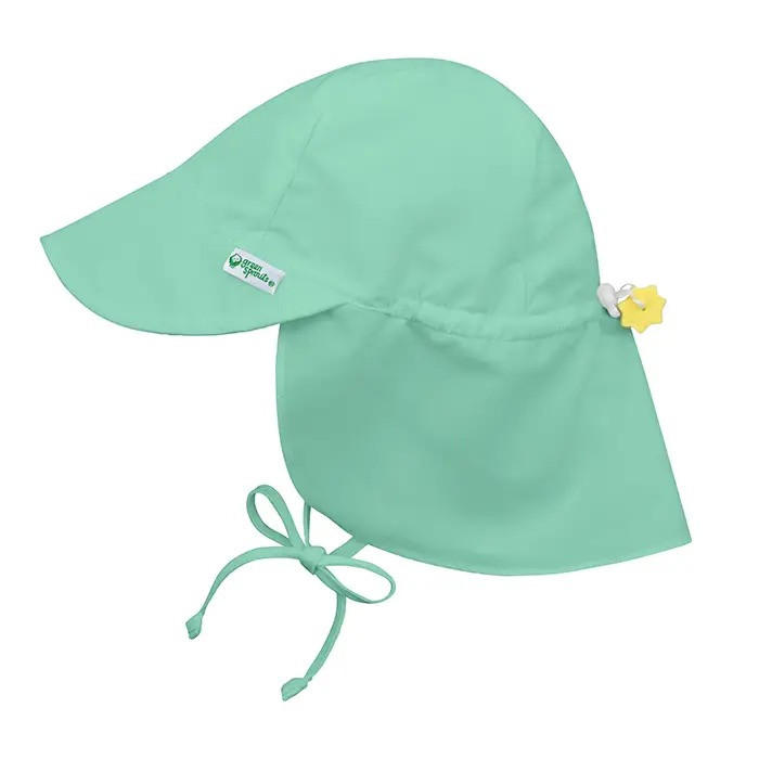 iPlay Flap Sun Protection Hat - Seafoam - 0-6 Months