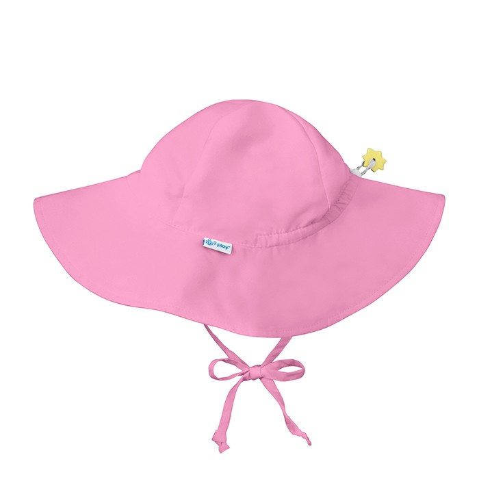 iPlay Solid Brim Protection Hat - Light Pink - 2-4T