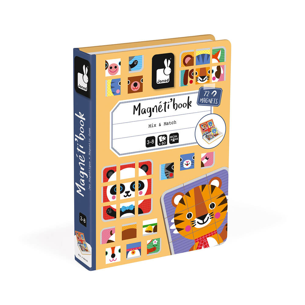 Janod Toys Magneti'book - Mix & Match