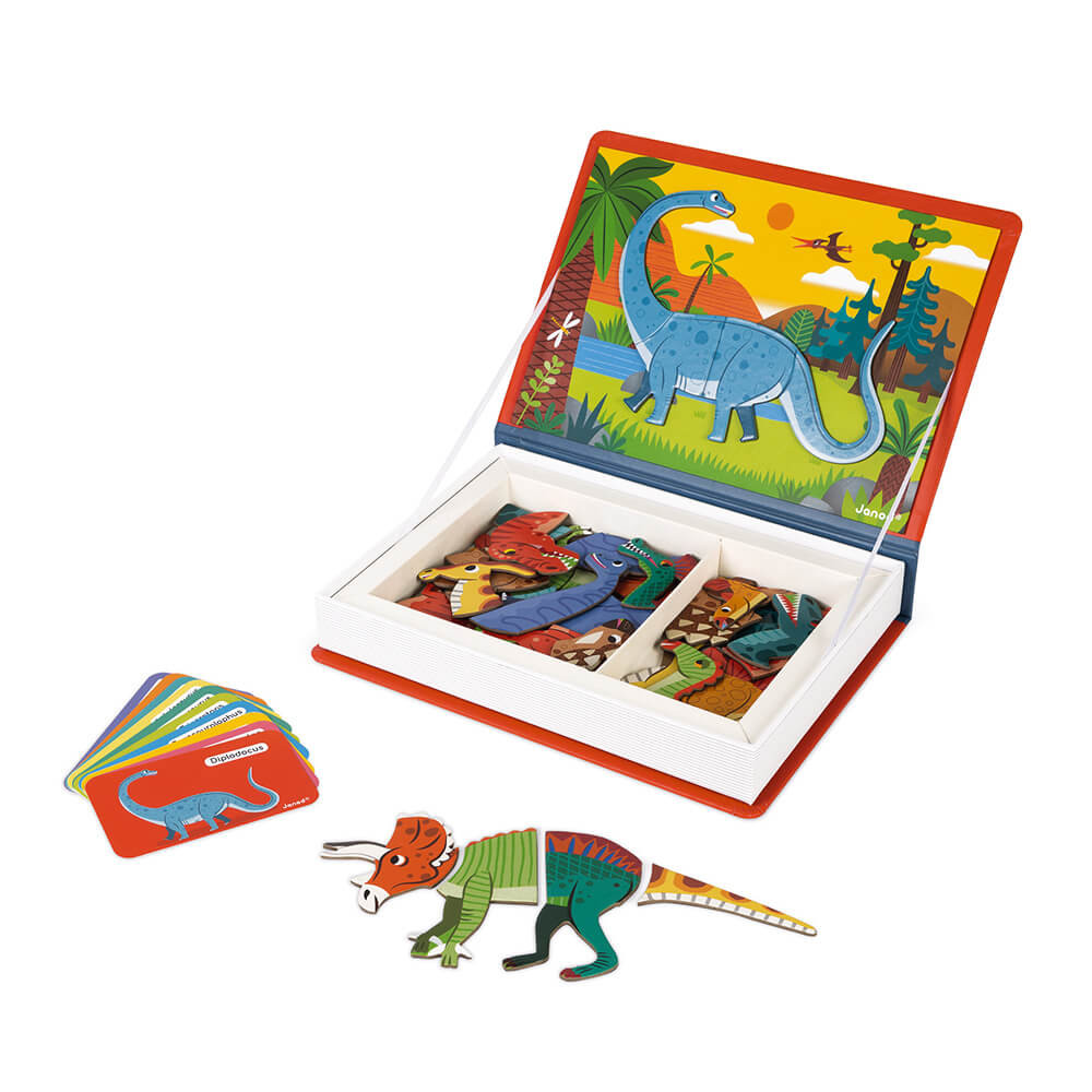 Janod Toys Magneti'book - Dinosaurs