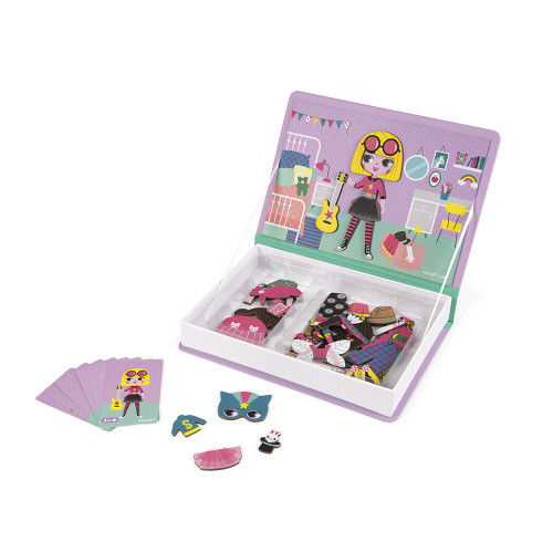 Janod Toys Girl's Costumes Magneti'book