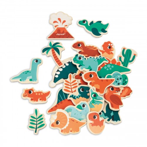 Janod Dino Magnets 24 Pieces