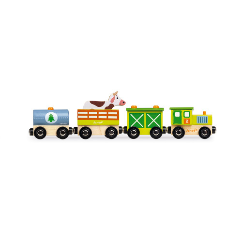 Janod Toys Story Farm Train