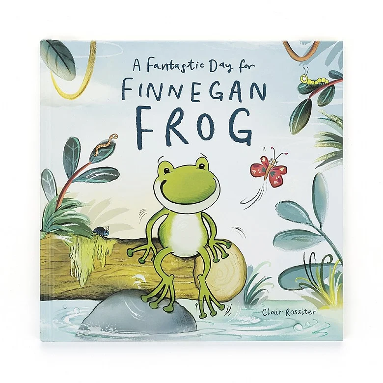 Jellycat A Fantastic Day For Finnegan Frog Book - Destination Baby