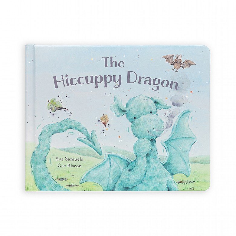 Jellycat Hiccuppy Dragon Book
