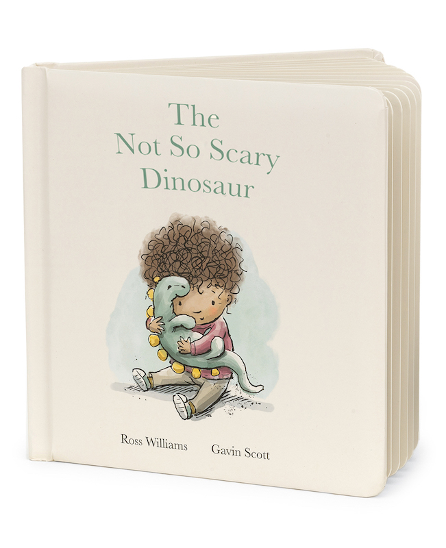 Jellycat The Not So Scary Dino Book
