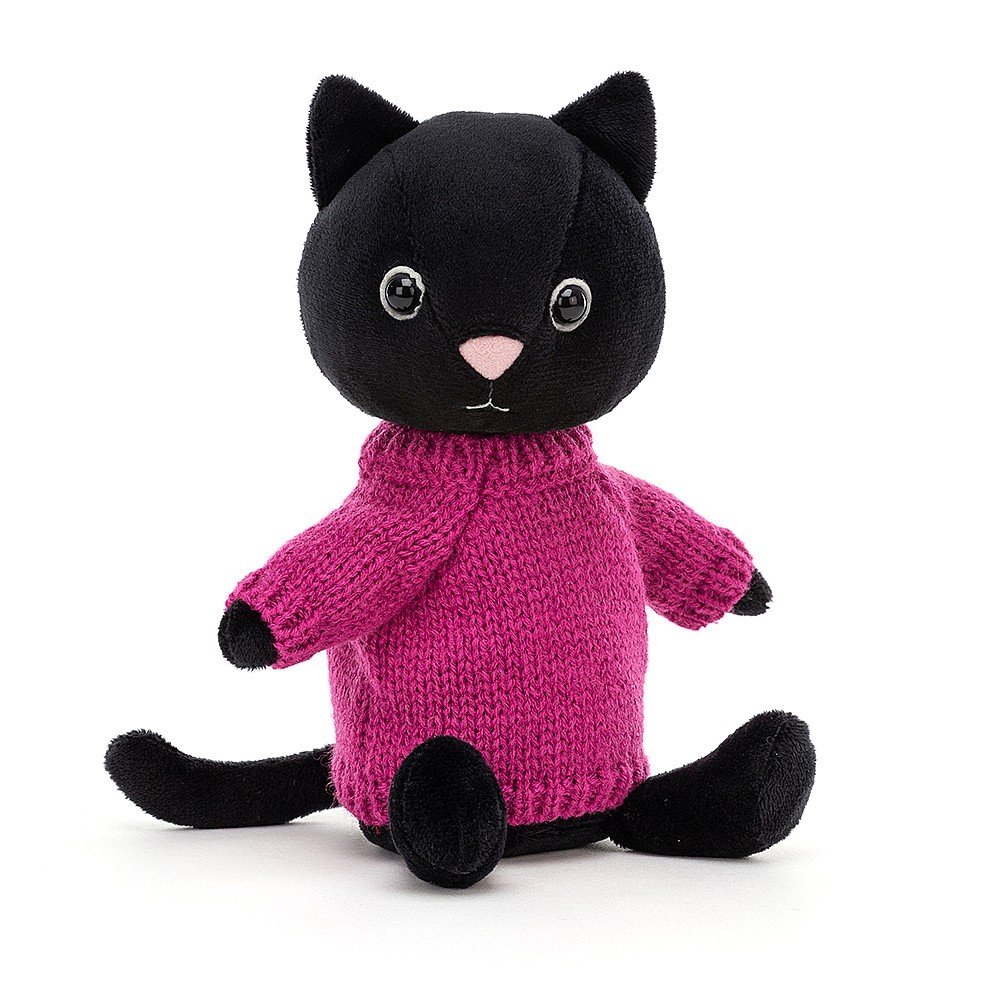 Jellycat Knitten Kitten Fuschia