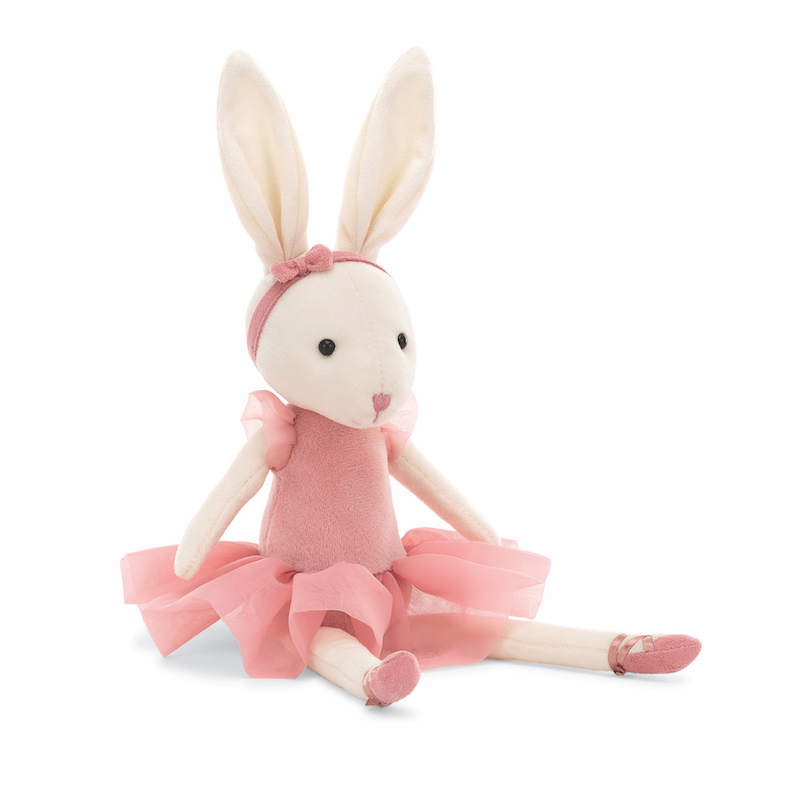 Jellycat Pirouette Bunny Plush - Rose