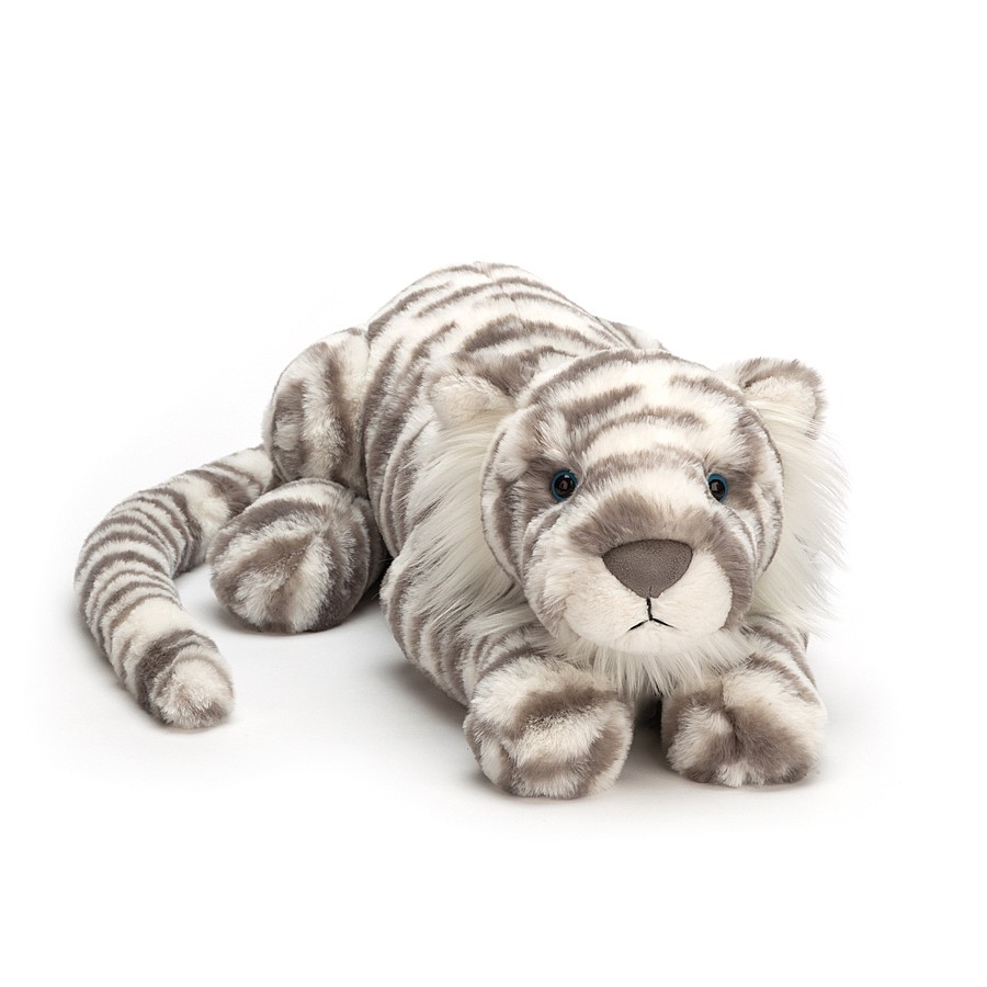 Jellycat Sacha Snow Tiger Really Big Plush Toy