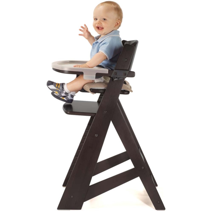 Keekaroo Height Right High Chair with Tray - Espresso