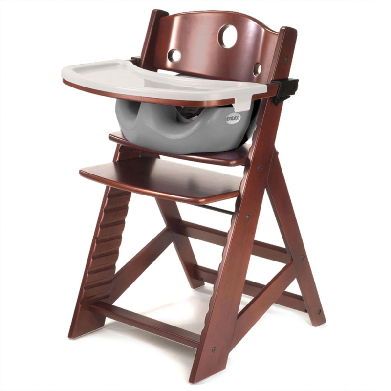 Keekaroo Height Right Chair + Infant Insert Mahogany, Grey