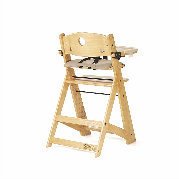 Keekaroo Height Right High Chair with Tray - Natural