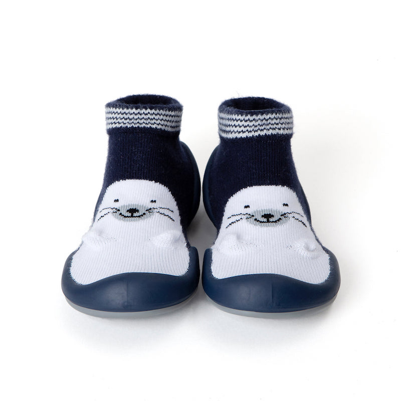 Komuello Baby Seal Soft Cotton Sock Shoes - 5 ( 6-12 Months )