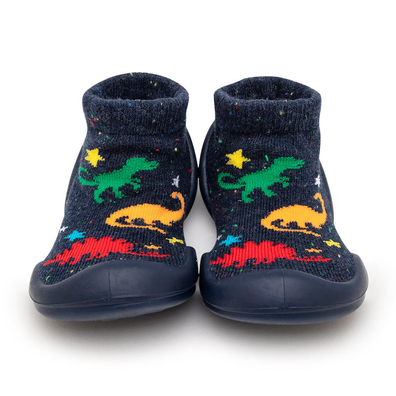 Komuello Dinos Soft Cotton Sock Shoes - 5 ( 6-12 Months )