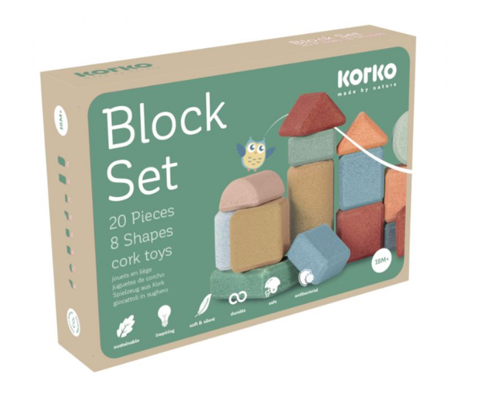 Korko 20 Piece Starter Block Set