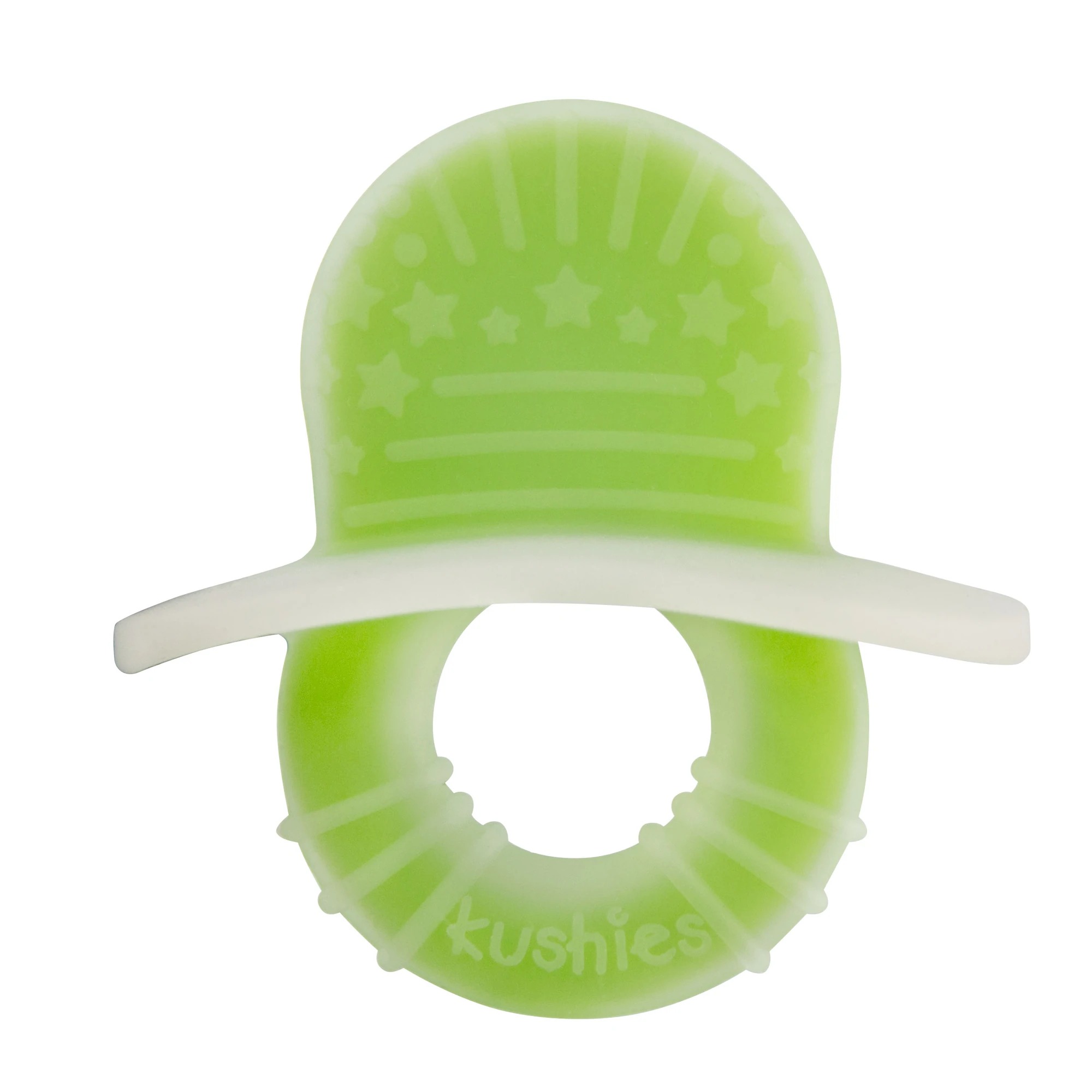 Kushies Silisoothe Silicone Teether - Lime