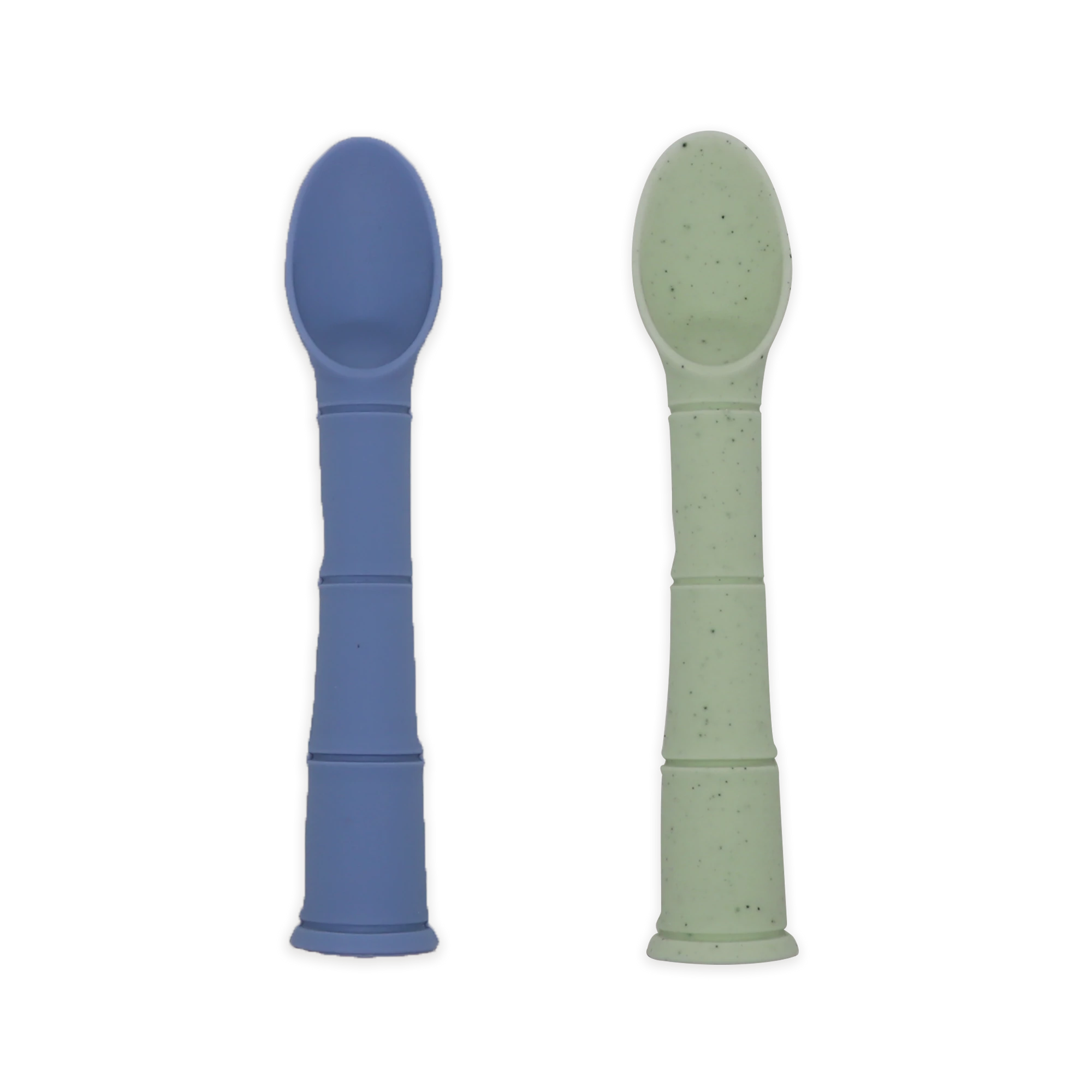 Kushies Silipop Spoons 2 Pack - Blue/Emerald