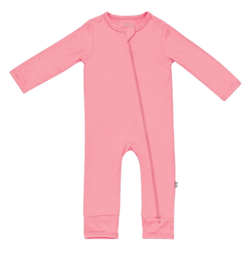 Kyte Baby Zippered Romper - Rose - 3-6 Months