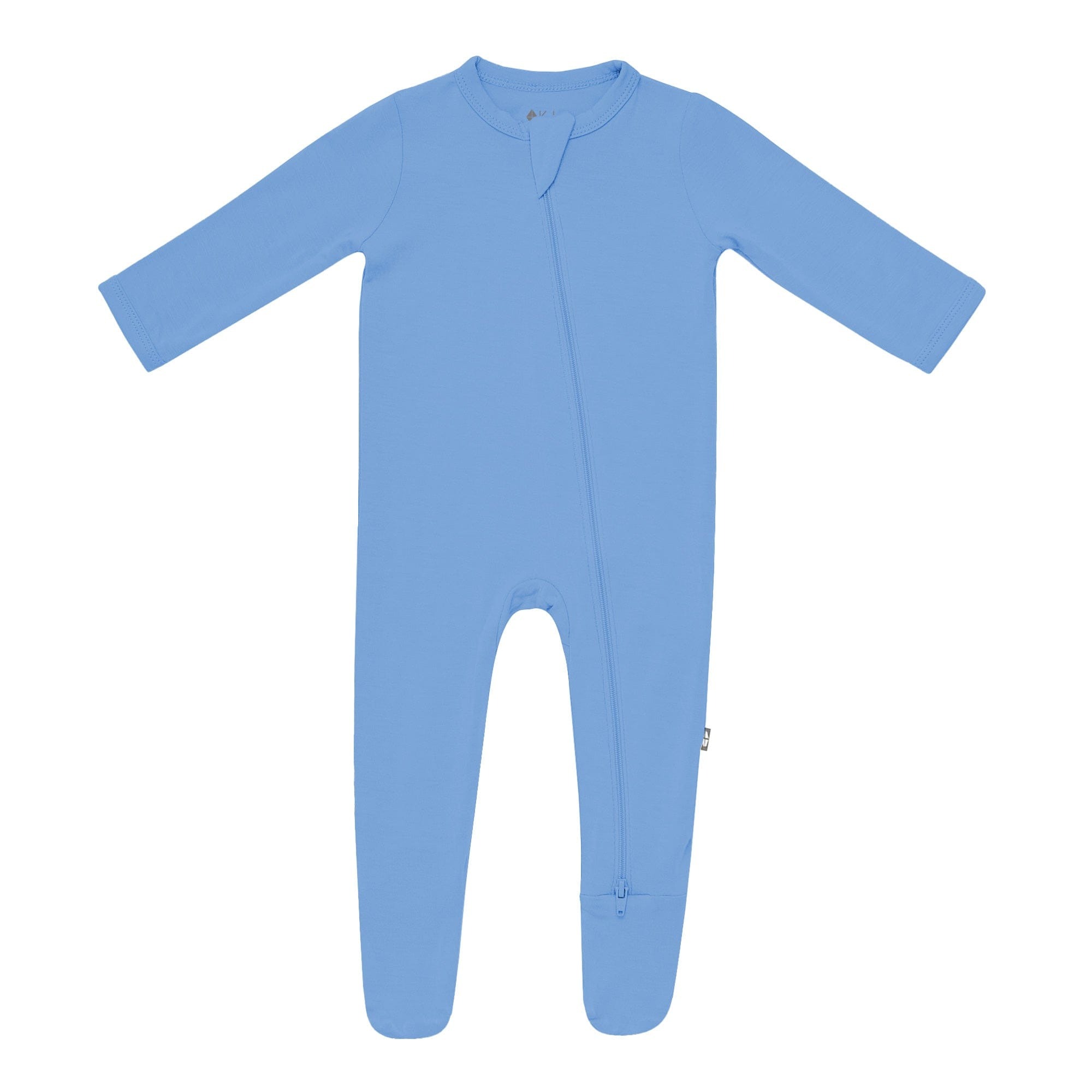 Kyte Baby Periwinkle Zippered Footie - 3-6 Months