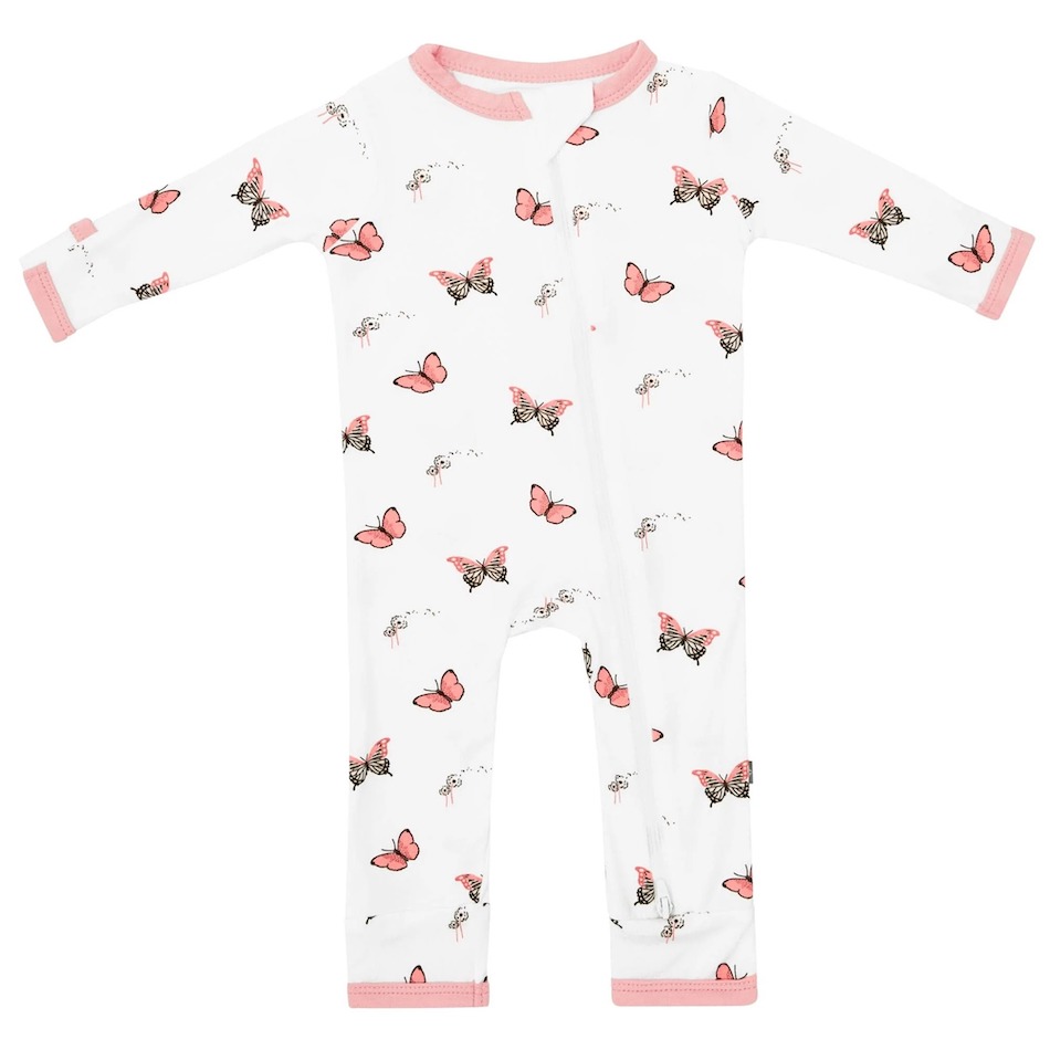 Kyte Baby Butterfly Zippered Romper - 6-12 Months