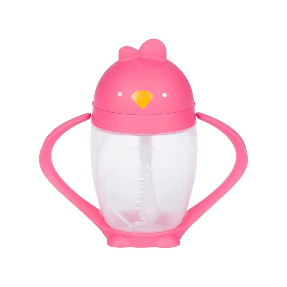 Lollaland Posh Pink Lollacup Toddler Straw Cup