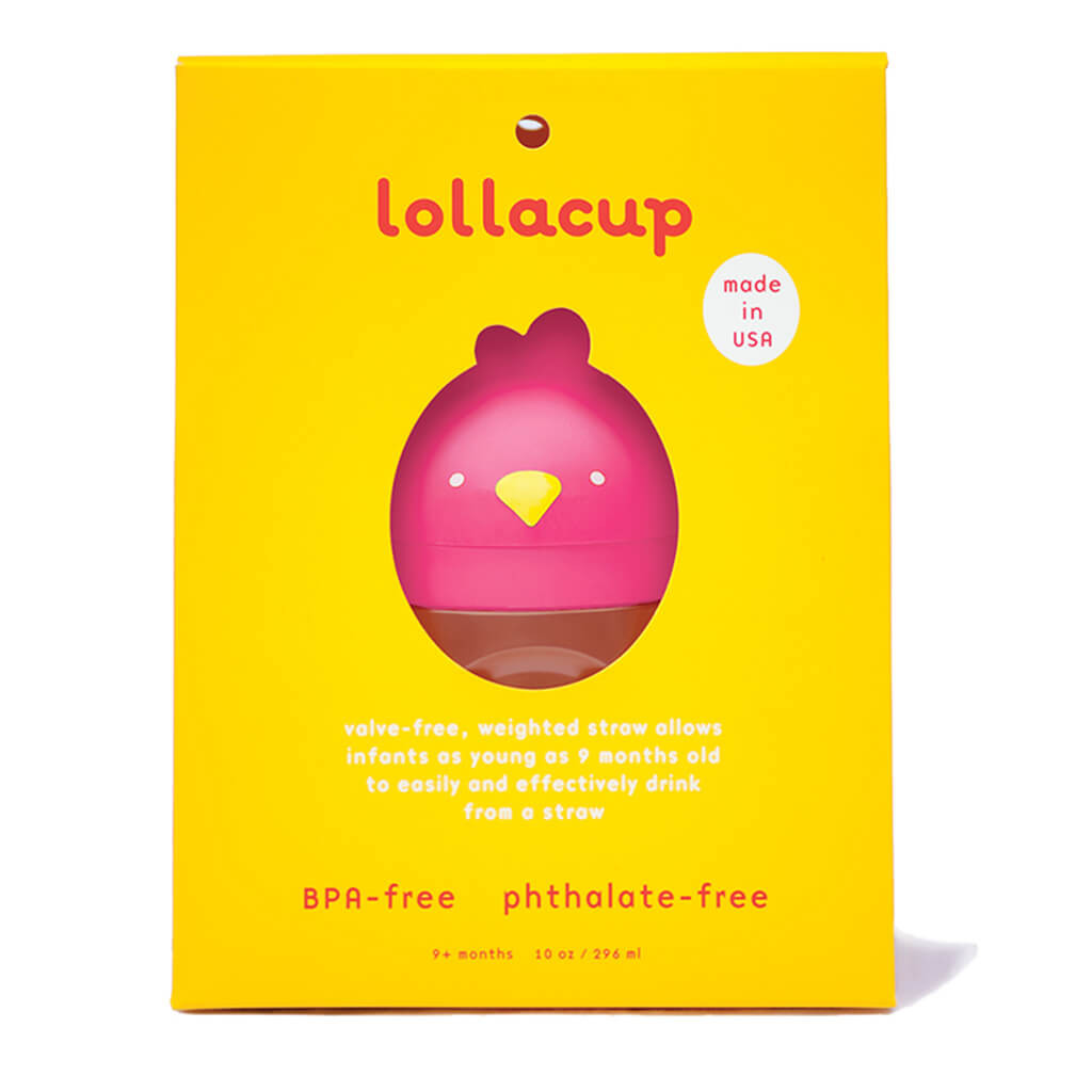 Lollaland Posh Pink Lollacup Toddler Straw Cup
