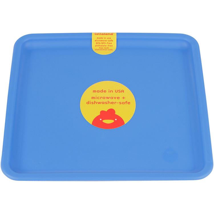 Lollaland Mealtime Set Plate, Brave Blue
