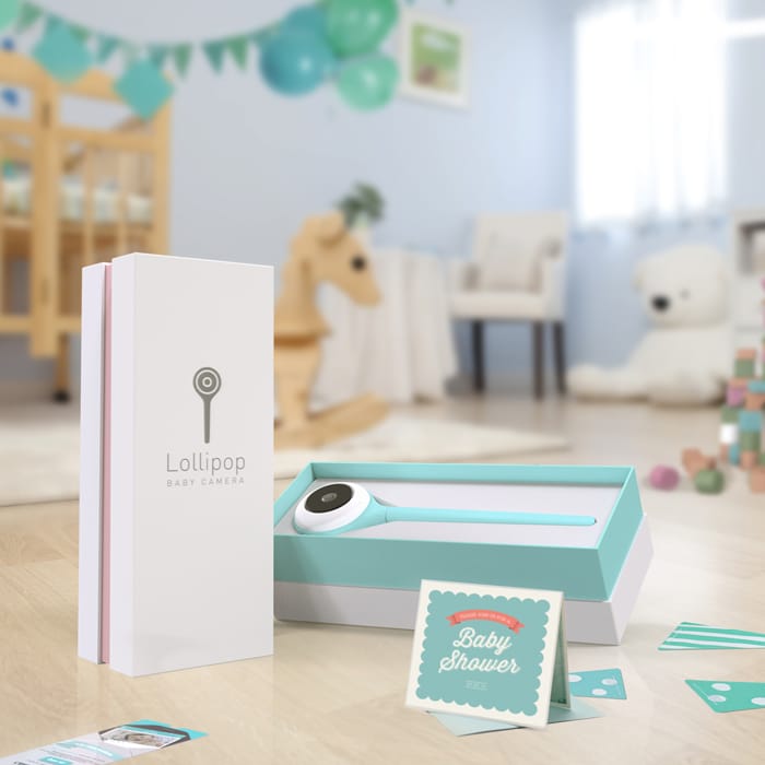 Lollipop Smart Baby Monitor - Turquoise