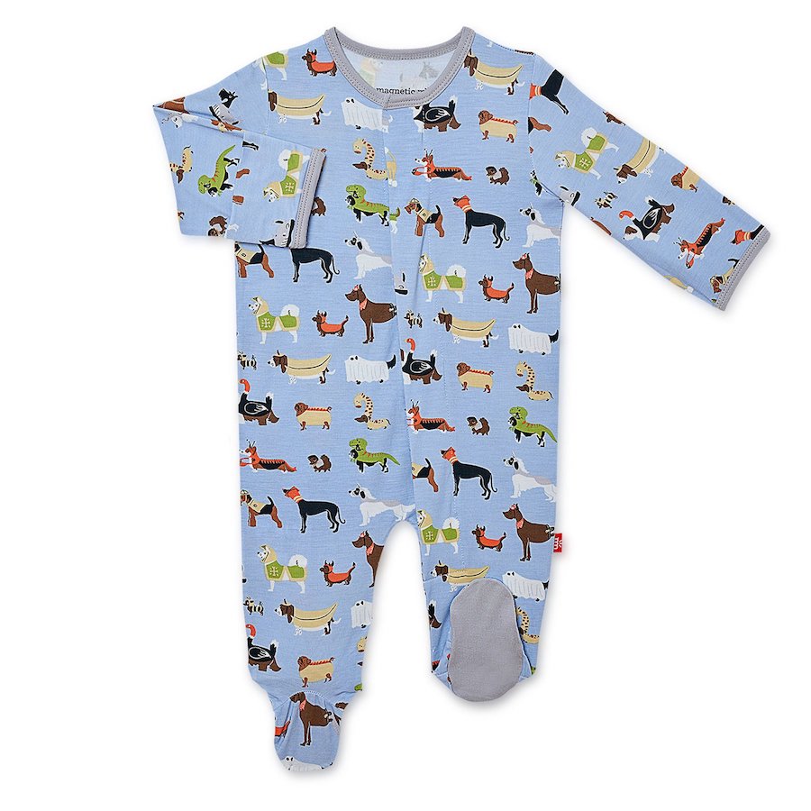 Magnetic Me In-Dog-Nito II Modal Magnetic Footie - Newborn