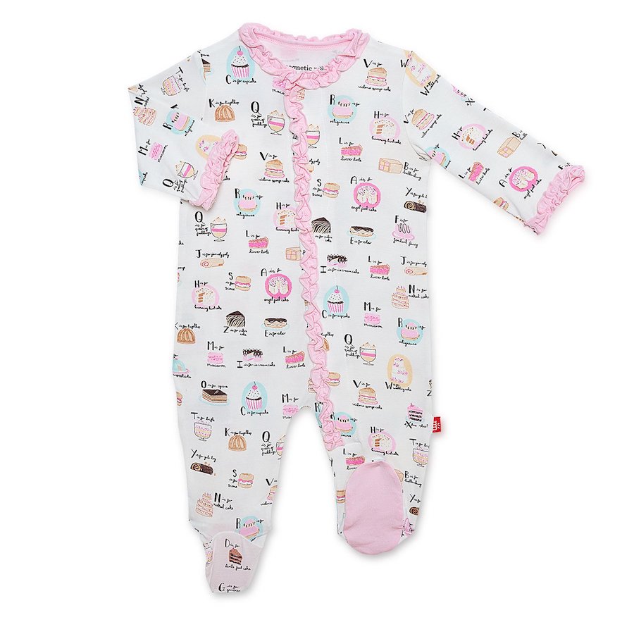 Magnetic Me Cake My Day Modal Magnetic Footie - 6-9 Months